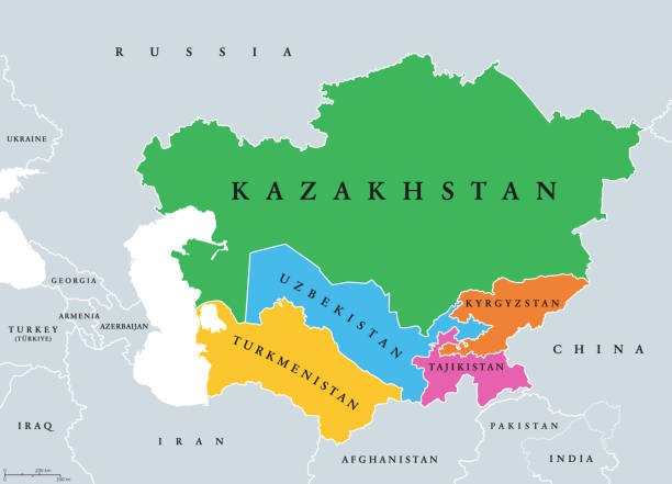Central Asia Map