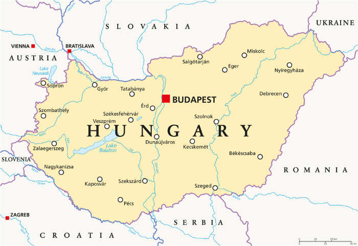 Hungary Map