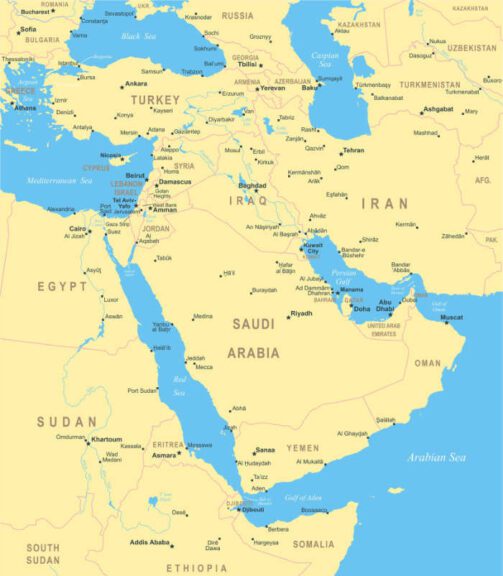 Middle EAST MAP