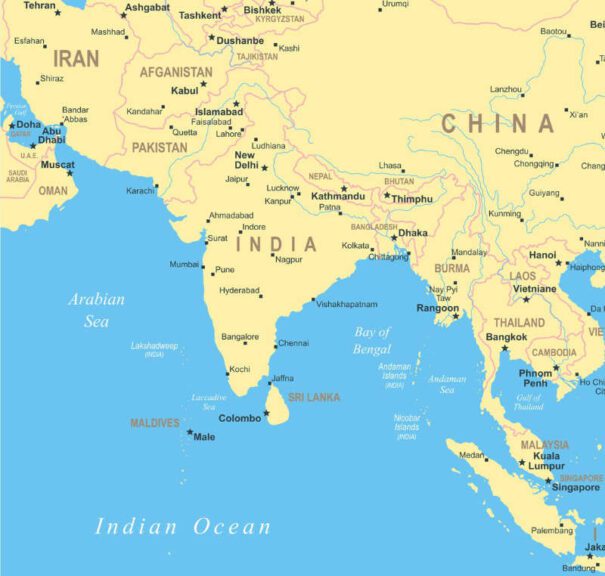 South Asia Map