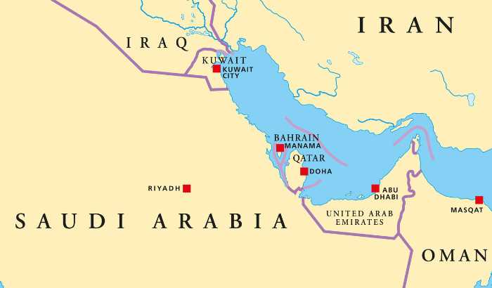 Baharain Map