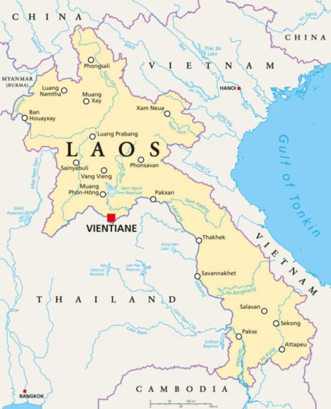 LAOS Map