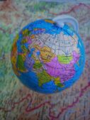 Russia globe