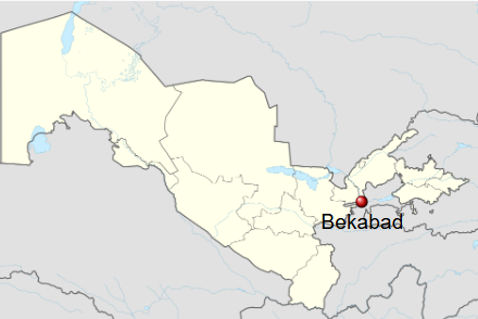 Bekabad Map