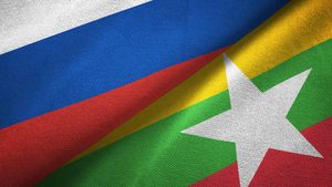 Russia Myanmar Flag