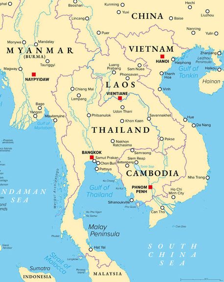 Vietnam map