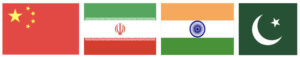 China, Iran, India, Pakistan