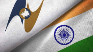 EU India flag