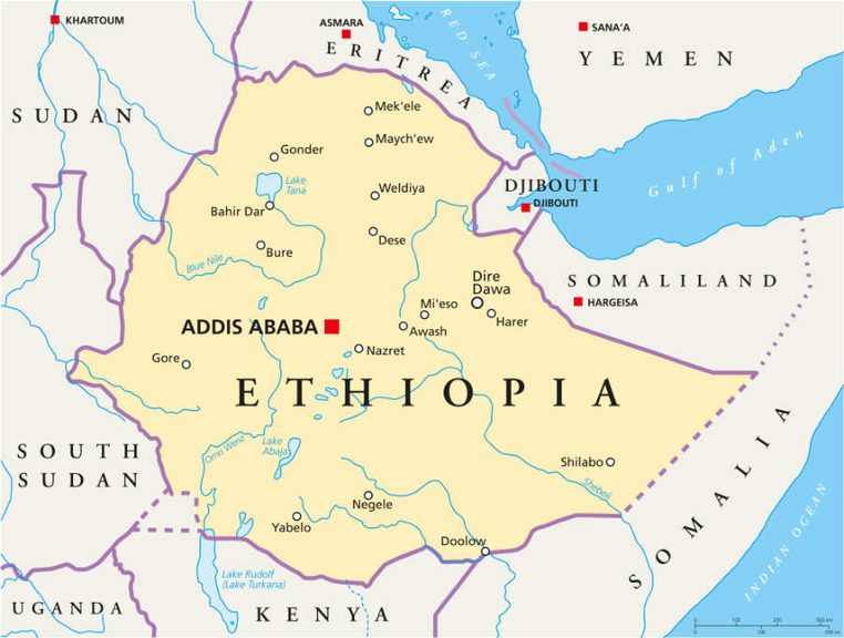 Ethiopia Map