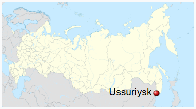 USSURIYSK MAP