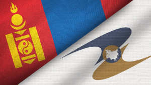 Mongolia EAEU Flags