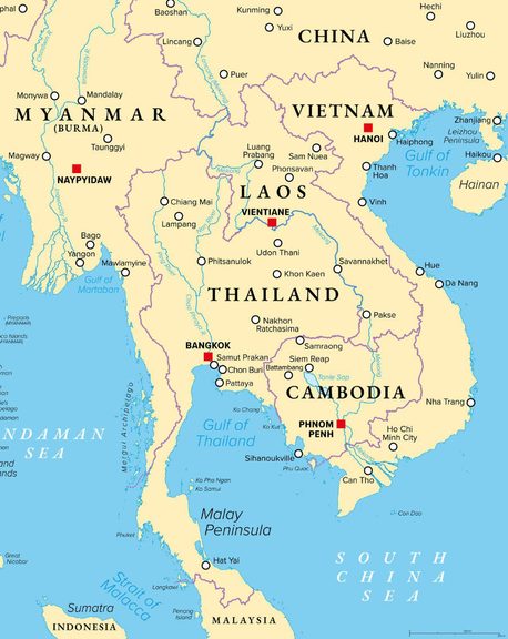 Vietnam map
