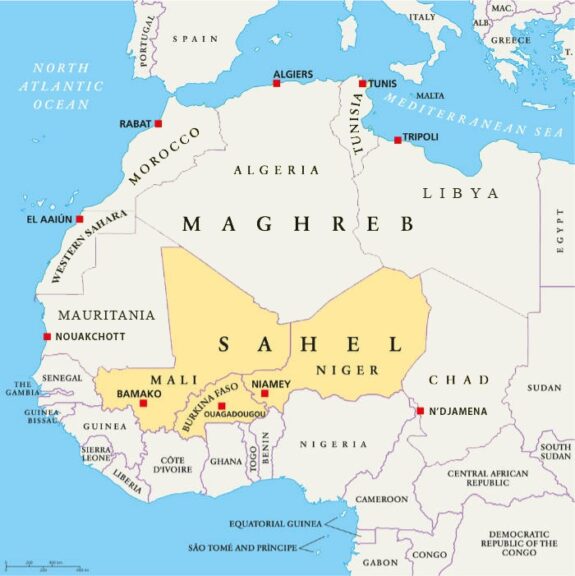 Sahel map