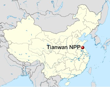 Tianwan map